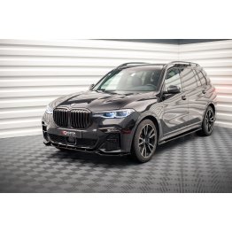 Накладка сплиттер на передний бампер на BMW X7 G07 M